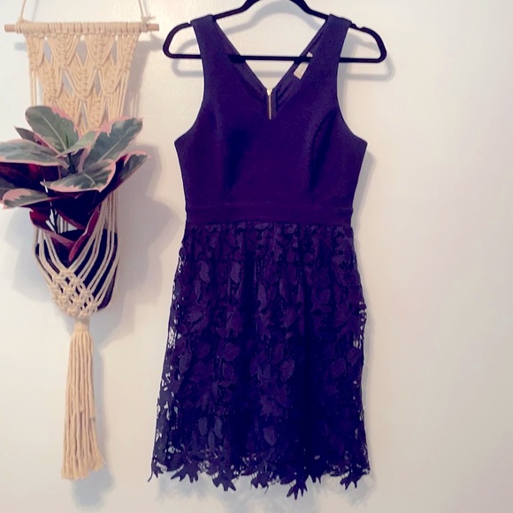 Altar'd State Dresses & Skirts - Altard State Navy Lace Dress